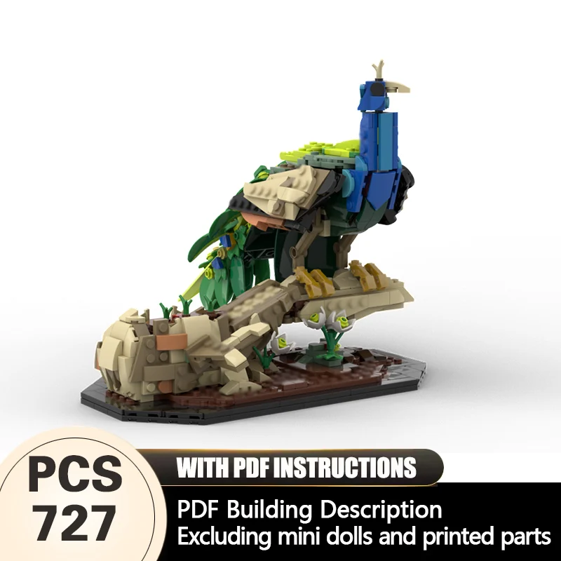 Creators Animal Series Model MOC Building Bricks Peacock Modular Technology Gifts Holiday Assemble Children Toys Suit
Creators Animal Series Model MOC Building Bricks Peacock Modular Technology Gifts Holiday Assemble Children Toys Suit
