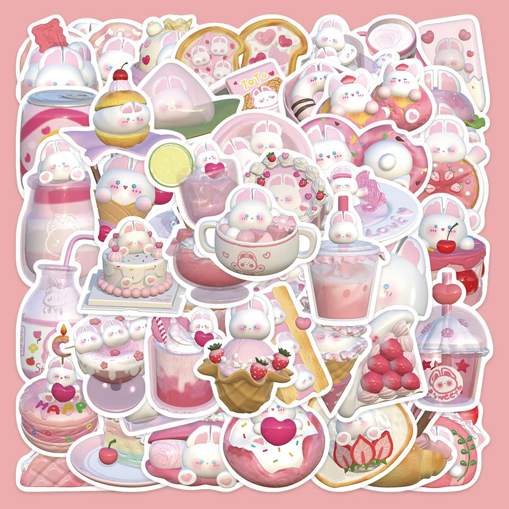 50pcs Cartoon 3D Cute Rabbit Series Graffiti Stickers For Mobile Phone Shell Skateboard Decorative Stickers DIY Toy Sticker Pack
50pcs Cartoon 3D Cute Rabbit Series Graffiti Stickers For Mobile Phone Shell Skateboard Decorative Stickers DIY Toy Sticker Pack