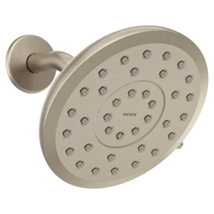 Verso Eco-Performance Infiniti Dial Round Rain Shower Head for bathroom, stainless steel, brushed nickel, water-saving and wide
Verso Eco-Performance Infiniti Dial Round Rain Shower Head for bathroom, stainless steel, brushed nickel, water-saving and wide