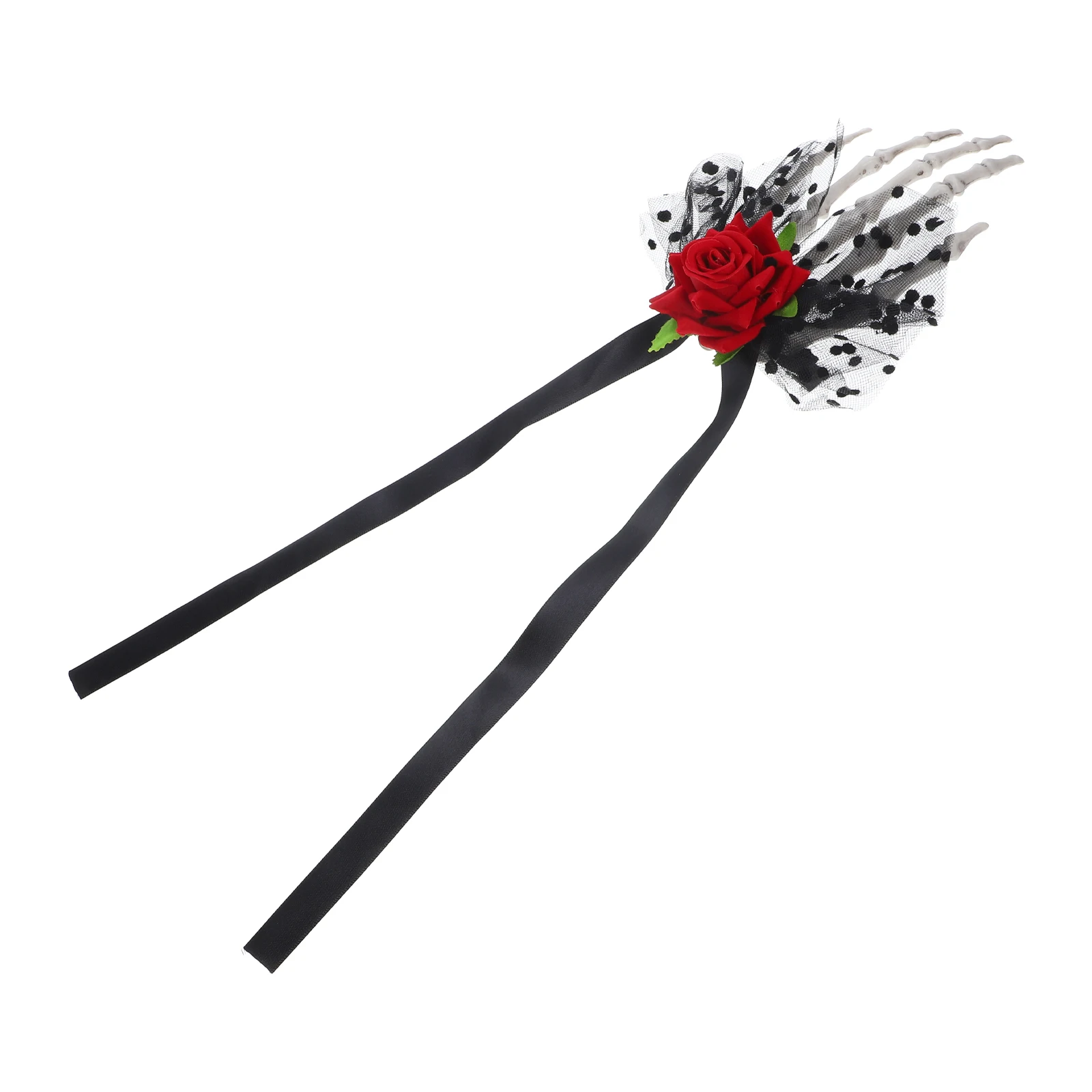 Hand Hair Clip Gothic Halloween Accessories Girls Lace Bow Hairpin Rose Mesh Decorative Clips for Party Photos Proms
Hand Hair Clip Gothic Halloween Accessories Girls Lace Bow Hairpin Rose Mesh Decorative Clips for Party Photos Proms