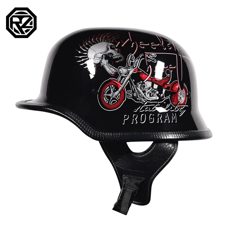 German-Style Retro Harley Half Helmet – Unisex Adult Helmet for Electric Bikes & Motorcycles
German-Style Retro Harley Half Helmet – Unisex Adult Helmet for Electric Bikes & Motorcycles