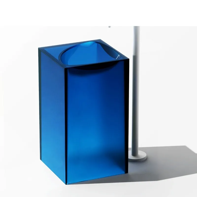 Transparent resin wash basin square floor-standing wash station
Transparent resin wash basin square floor-standing wash station
