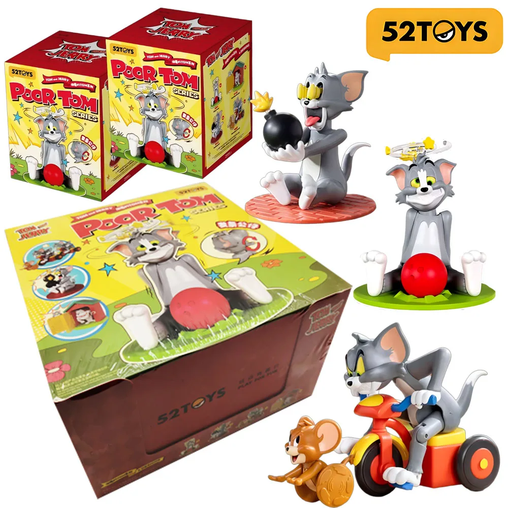 Original 52TOYS Tom and Jerry Poor Tom Series Blind Box Classic Cartoon Figure Collectible Trendy Toys Holiday Gifts for Fans
Original 52TOYS Tom and Jerry Poor Tom Series Blind Box Classic Cartoon Figure Collectible Trendy Toys Holiday Gifts for Fans