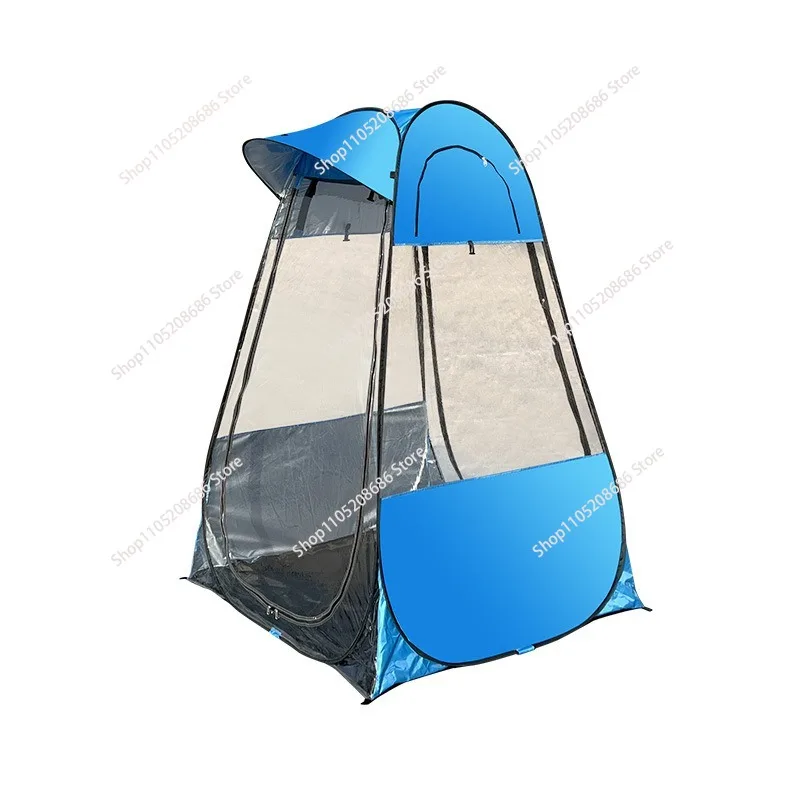 Outdoor quick-opening tent stall rainproof and cold-proof windshield office transparent mobile hut tent stall
Outdoor quick-opening tent stall rainproof and cold-proof windshield office transparent mobile hut tent stall