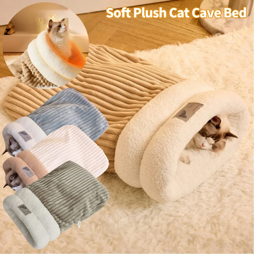 Cat Sleeping Bag Soft Fluffy Feel Thickened Pet Pocket Type Quilt Bed Kitten Puppy Soft Comfortable Warm Nest Cat Accessories
Cat Sleeping Bag Soft Fluffy Feel Thickened Pet Pocket Type Quilt Bed Kitten Puppy Soft Comfortable Warm Nest Cat Accessories