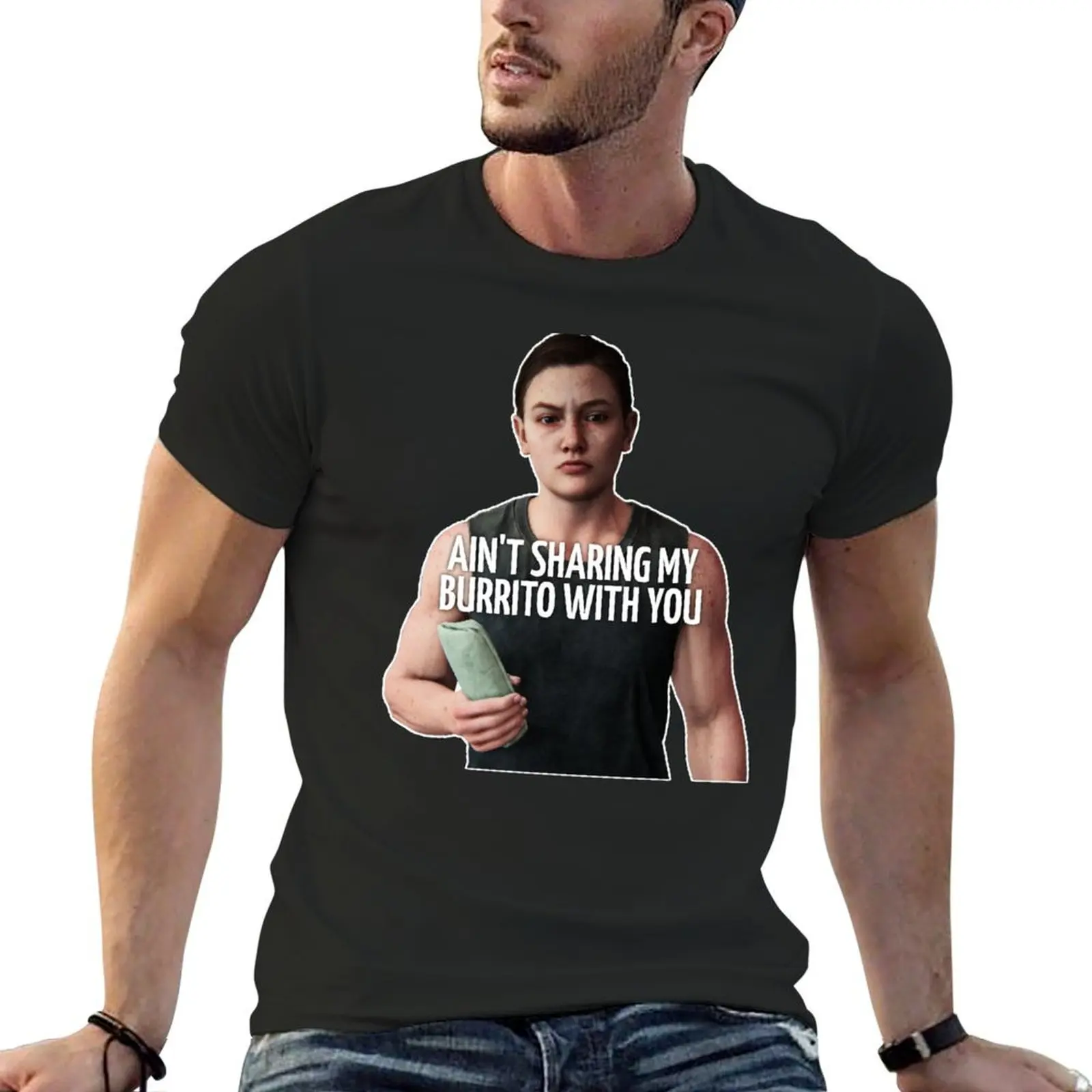 Abby - The Last Of Us - Ain't sharing my burrito with you T-Shirt korean fashion sweat graphic shirts mens tall t shirts
Abby - The Last Of Us - Ain't sharing my burrito with you T-Shirt korean fashion sweat graphic shirts mens tall t shirts