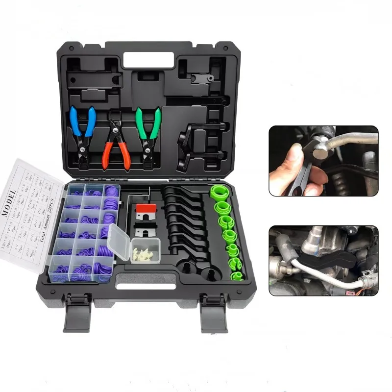 Quick Disassembly Tool Kit for Car Air Conditioning Fuel Line and Transmission Oil Cooler Line
Quick Disassembly Tool Kit for Car Air Conditioning Fuel Line and Transmission Oil Cooler Line