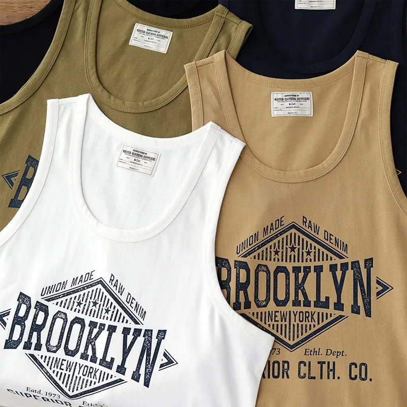 Men Fashion Casual Letter Print Vintage Tank Tops Multi Color U Neck Sleeveless Vest
Men Fashion Casual Letter Print Vintage Tank Tops Multi Color U Neck Sleeveless Vest