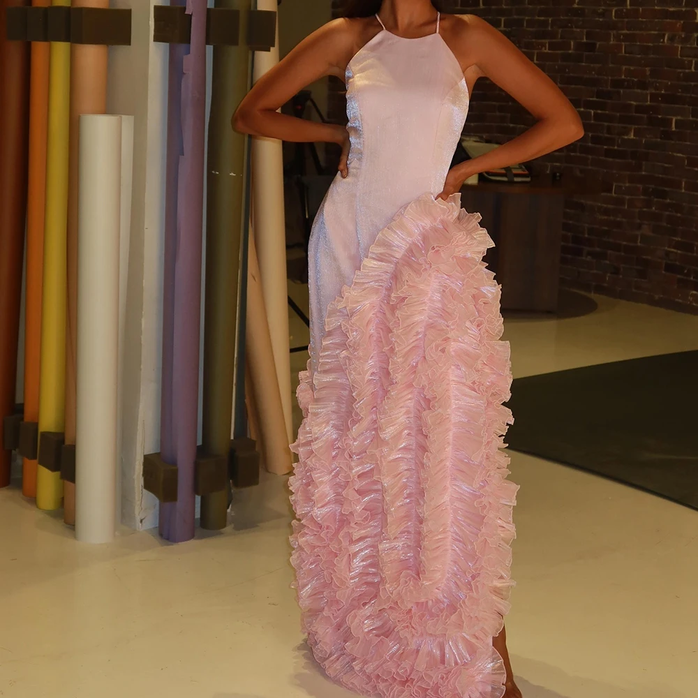 Customized Exquisite Sequined Satin Evening Dresses Fashion Straight Floor Length Halter Sleeveless Custom Size فساتين سهره نسا
Customized Exquisite Sequined Satin Evening Dresses Fashion Straight Floor Length Halter Sleeveless Custom Size فساتين سهره نسا