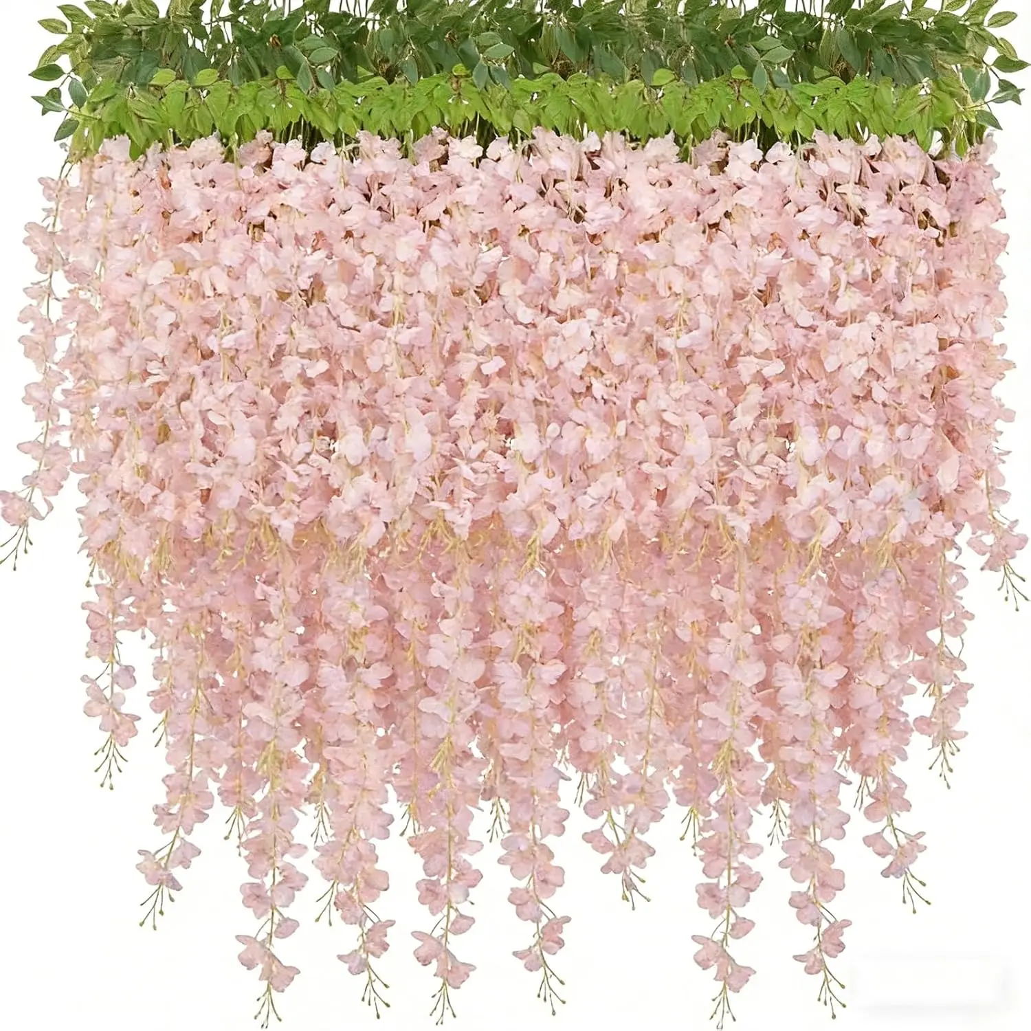 Artificial Wisteria Flowers, White Dense Artificial Fake Wisteria Vine Ratta Hanging Garland Silk Flowers String for Hom
Artificial Wisteria Flowers, White Dense Artificial Fake Wisteria Vine Ratta Hanging Garland Silk Flowers String for Hom