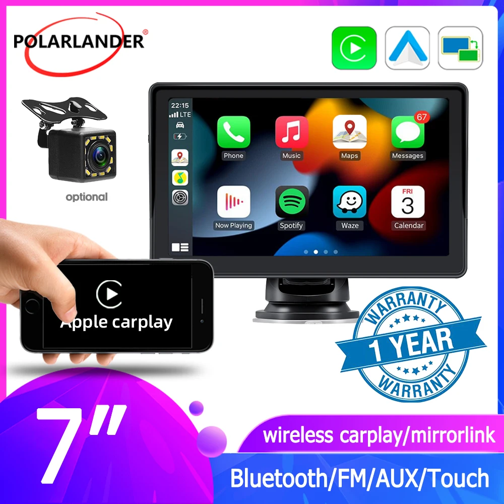 Multimedia Player Mirror Link Bluetooth Universal 7 Inch Car Radio TF Card/USB/AUX for BMW / VW / Nissan / Toyota / Honda
Multimedia Player Mirror Link Bluetooth Universal 7 Inch Car Radio TF Card/USB/AUX for BMW / VW / Nissan / Toyota / Honda