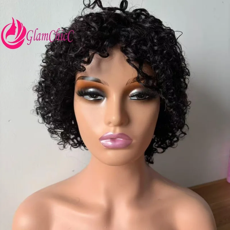 Высококачественный 8-дюймовый короткий вьющийся парик из натуральных волос с челкой, натуральный цвет, полный машинный парик, готовый к ношению для женщин, ежедневное использование
Высококачественный 8-дюймовый короткий вьющийся парик из натуральных волос с челкой, натуральный цвет, полный машинный парик, готовый к ношению для женщин, ежедневное использование