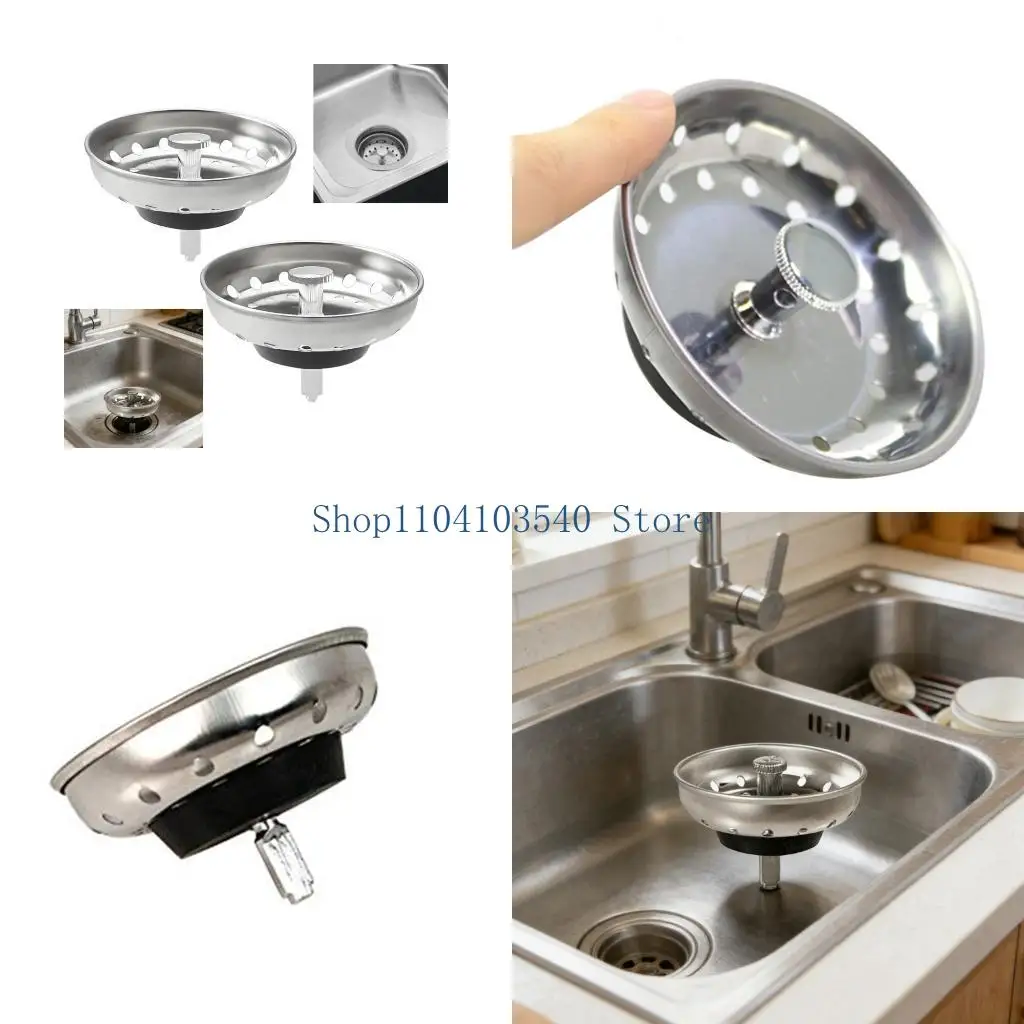 02DC Stainless Steel Sink Drain Basins Drainer Waste Strainer With Sealing Lid Sink
02DC Stainless Steel Sink Drain Basins Drainer Waste Strainer With Sealing Lid Sink