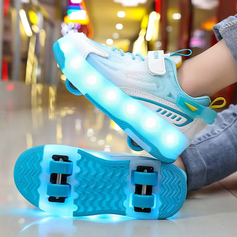 2025 New LED Light Skate Shoes Boys Girls Wheels Shoes Inline Roller Skates For Women Men Outdoor Skating Parkour Sneakers Gift
2025 New LED Light Skate Shoes Boys Girls Wheels Shoes Inline Roller Skates For Women Men Outdoor Skating Parkour Sneakers Gift