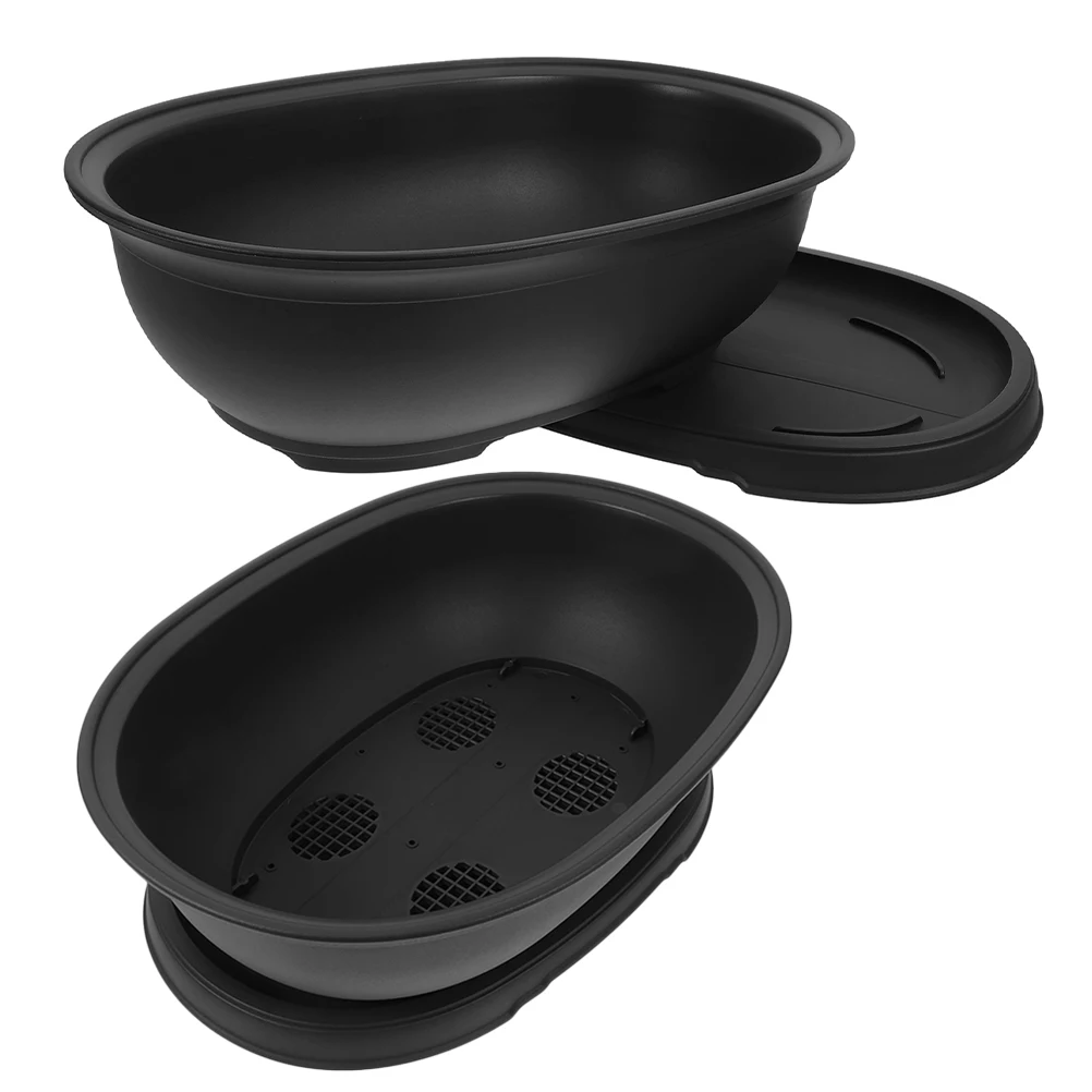 2 Pcs Plastic Planter Pots Succulent Plant Container Saucer for Bonsai Flower Succulent Plants Garden Planting Containers
2 Pcs Plastic Planter Pots Succulent Plant Container Saucer for Bonsai Flower Succulent Plants Garden Planting Containers