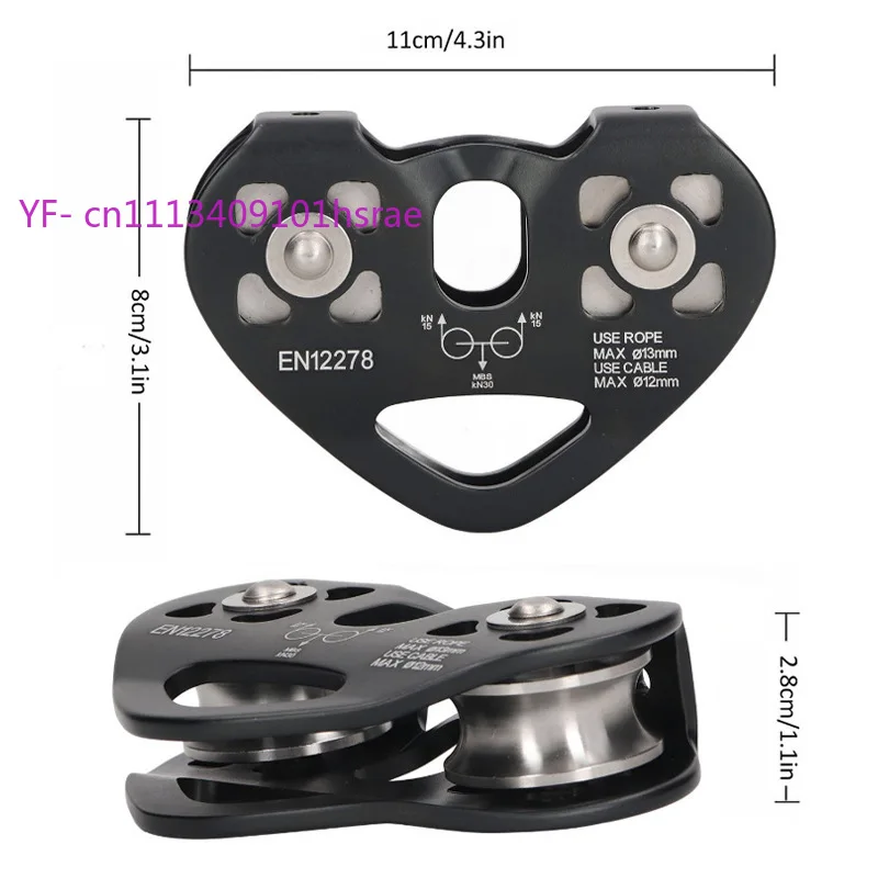 Dual Axis Double Pulley Outdoor High Altitude Crossing Hoisting Cable Pulley
Dual Axis Double Pulley Outdoor High Altitude Crossing Hoisting Cable Pulley