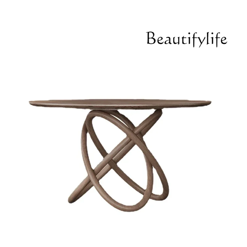 Solid Wood round Dining Table with Turntable All Solid Wood Surface round Dining Table Antique Style Solid Wood Dining Table
Solid Wood round Dining Table with Turntable All Solid Wood Surface round Dining Table Antique Style Solid Wood Dining Table