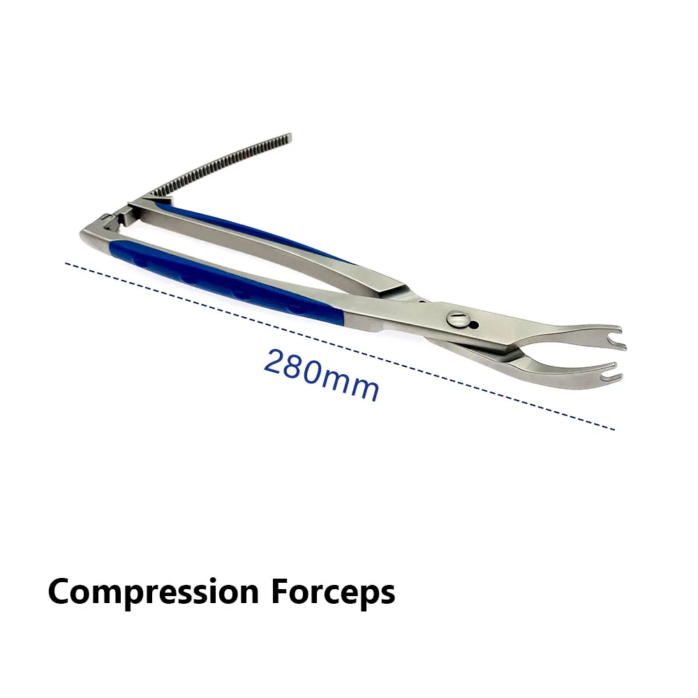 Compression Forceps Stainless Steel Silicone Handle Spinal Orthopedics Surgical Instruments
Compression Forceps Stainless Steel Silicone Handle Spinal Orthopedics Surgical Instruments