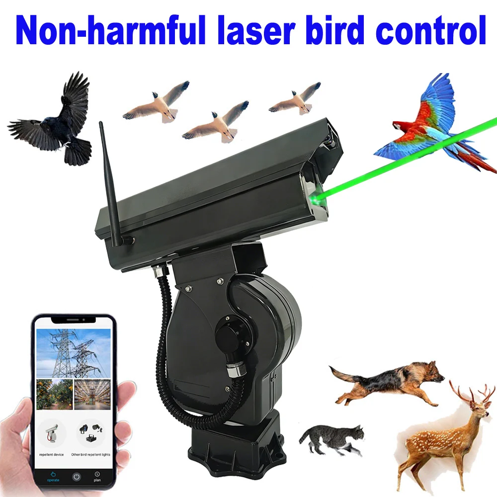 Top Powerful 2W Green Laser Bird Repeller Automatic Bird Repellent AI Identification Outdoor Reliability Laser Bird Repellent
Top Powerful 2W Green Laser Bird Repeller Automatic Bird Repellent AI Identification Outdoor Reliability Laser Bird Repellent