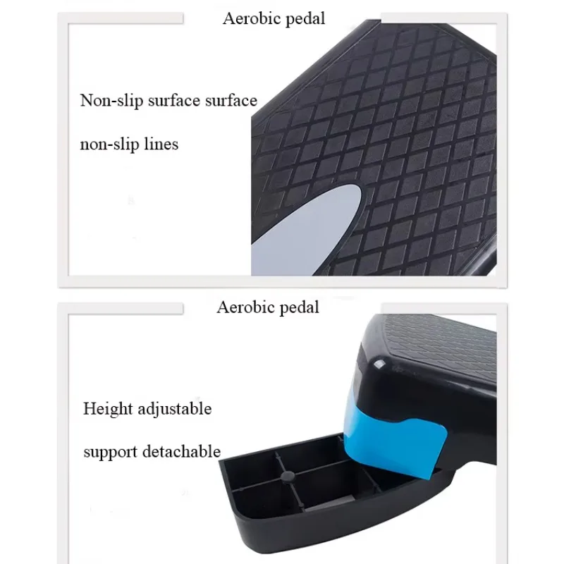Hot Sale Customized Detachable Aerobic Rhythm Pedal Non-slip Two-Color Fitness Step Platforms Adjustable Height Weight Plates
Hot Sale Customized Detachable Aerobic Rhythm Pedal Non-slip Two-Color Fitness Step Platforms Adjustable Height Weight Plates