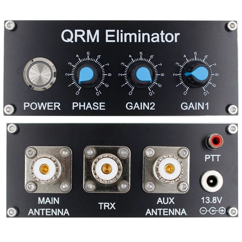 COTS-tQRM Eliminator X-Phase HF Bands От 1 МГц до 30 МГц Отсекатель сигнала QRM Устройство сигналов из алюминиевого сплава с циферблатом и
COTS-tQRM Eliminator X-Phase HF Bands От 1 МГц до 30 МГц Отсекатель сигнала QRM Устройство сигналов из алюминиевого сплава с циферблатом и