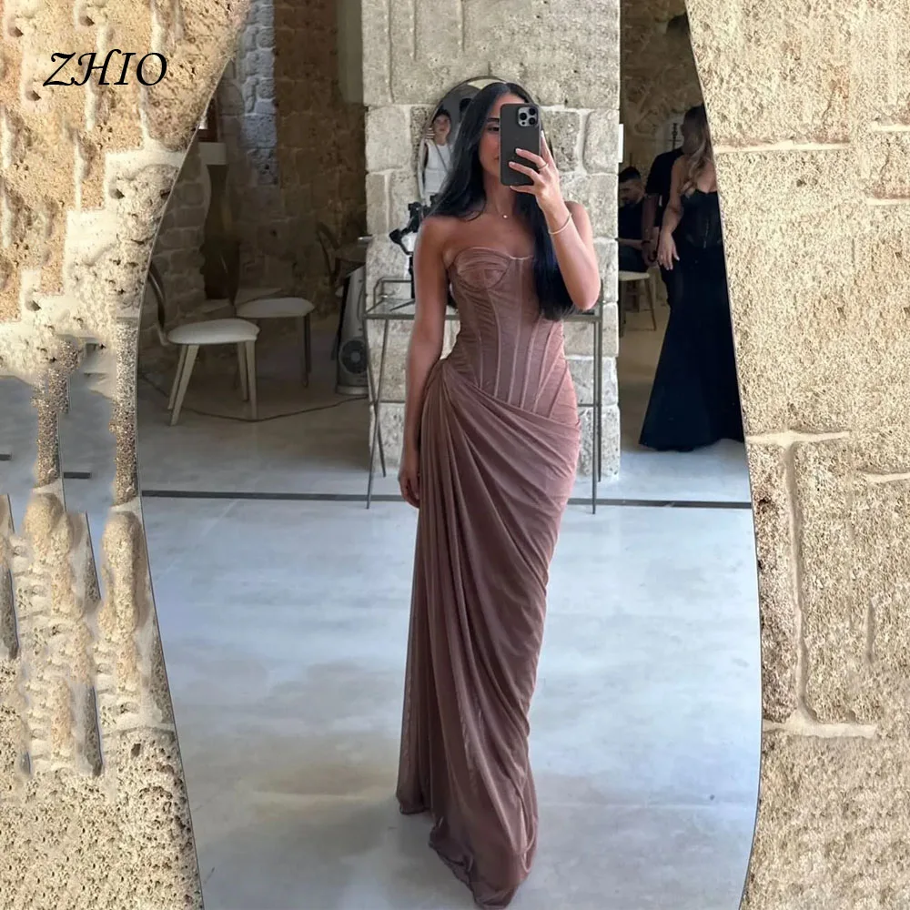 ZHIO Sexy Sweetheart Neck Mermaid Prom Gowns Backless Pleated Party Gown Chiffon Floor Length Evening Dress Customized 2026
ZHIO Sexy Sweetheart Neck Mermaid Prom Gowns Backless Pleated Party Gown Chiffon Floor Length Evening Dress Customized 2026
