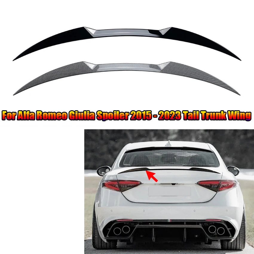 Автомобильный задний спойлер на крышу багажника, крылья подходят для Alfa Romeo Giulia Sedan 2015-2023, задний спойлер на крыло багажника, задняя защита
Автомобильный задний спойлер на крышу багажника, крылья подходят для Alfa Romeo Giulia Sedan 2015-2023, задний спойлер на крыло багажника, задняя защита