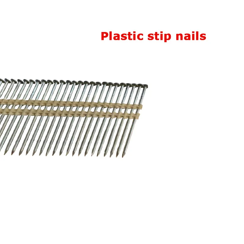 250pcs Electro-galvanized Plastic Tape Strip Nails Length 82mm Flat Round Head Plastic Tape Collated Staples Hardware Wholesale
250pcs Electro-galvanized Plastic Tape Strip Nails Length 82mm Flat Round Head Plastic Tape Collated Staples Hardware Wholesale