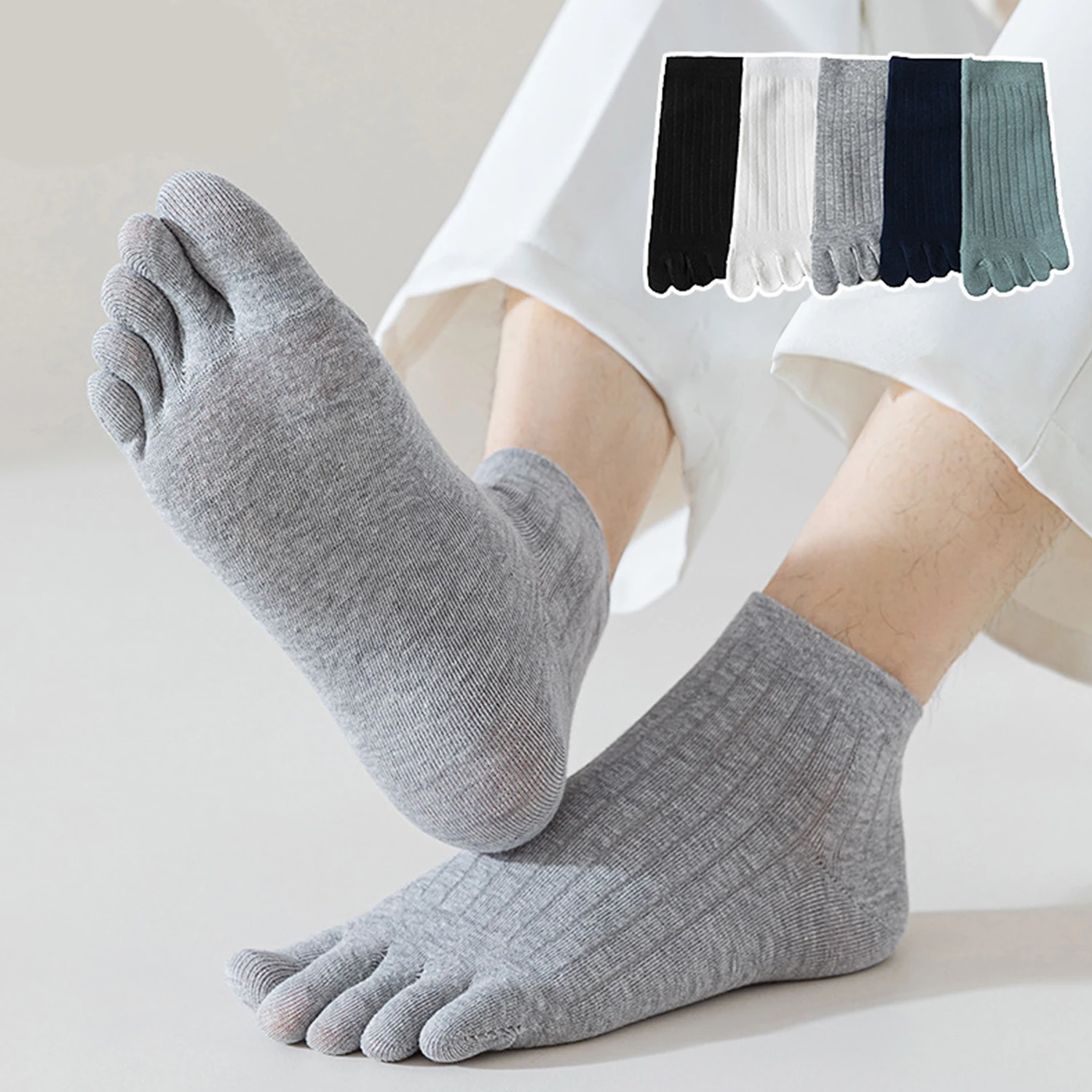 1 pair Unisex Men Women Toe Socks Cotton Five Finger Socks Running Breathable Sweat Deodorant Antibacterial Elastic Sports Socks
1 pair Unisex Men Women Toe Socks Cotton Five Finger Socks Running Breathable Sweat Deodorant Antibacterial Elastic Sports Socks