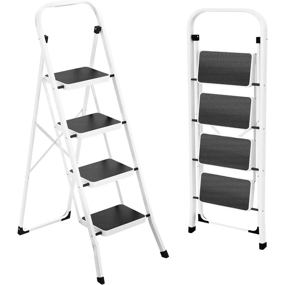 Step Ladder olding Step Stool or Adults with Anti-Slip Pedal,330 lbs acity or Kitchen, Home,White
Step Ladder olding Step Stool or Adults with Anti-Slip Pedal,330 lbs acity or Kitchen, Home,White