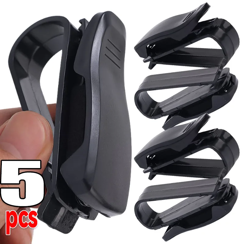 Car Glasses Clip Ticket Holder Fastener Black Sunglasses Clip Clip Holder Business Card Holder Interior Accessories 1/2/5pcs
Car Glasses Clip Ticket Holder Fastener Black Sunglasses Clip Clip Holder Business Card Holder Interior Accessories 1/2/5pcs