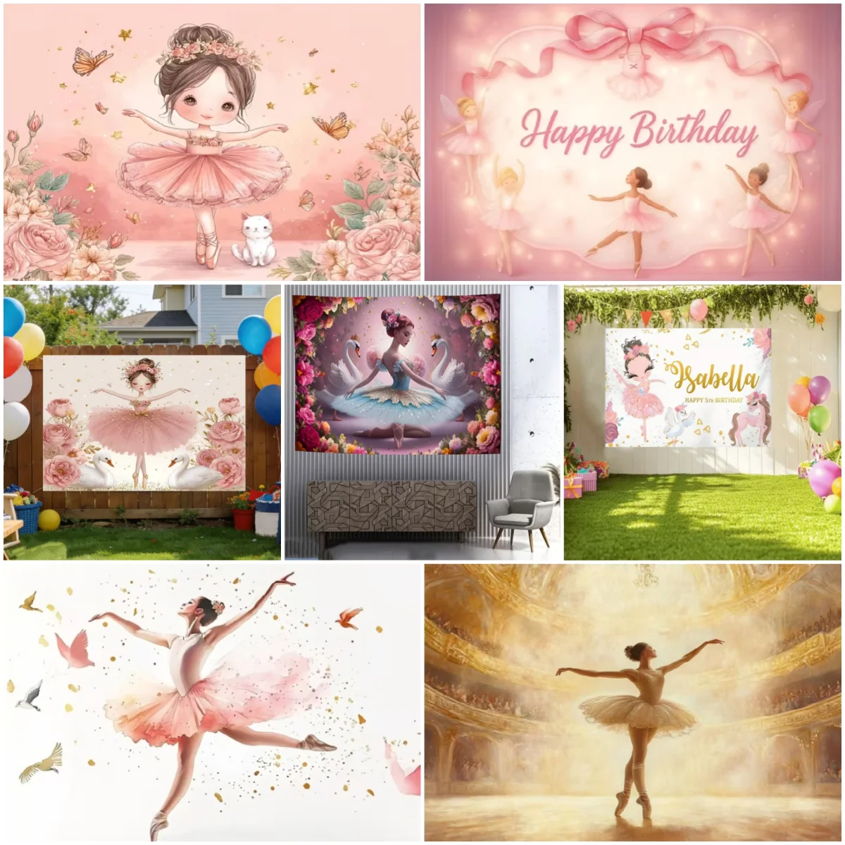 Cartoon Ballet Theme Girls Birthday Party Supplies Cute Ballet Princess Background Baby Shower Banner Photography Prop Kids Gift
Cartoon Ballet Theme Girls Birthday Party Supplies Cute Ballet Princess Background Baby Shower Banner Photography Prop Kids Gift