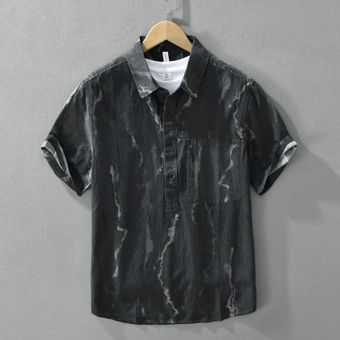 2026 New Print Pullover Shirt for Men Casual Short Sleeve Shirts Male Fashion Cotton Men's Shirts
2026 New Print Pullover Shirt for Men Casual Short Sleeve Shirts Male Fashion Cotton Men's Shirts