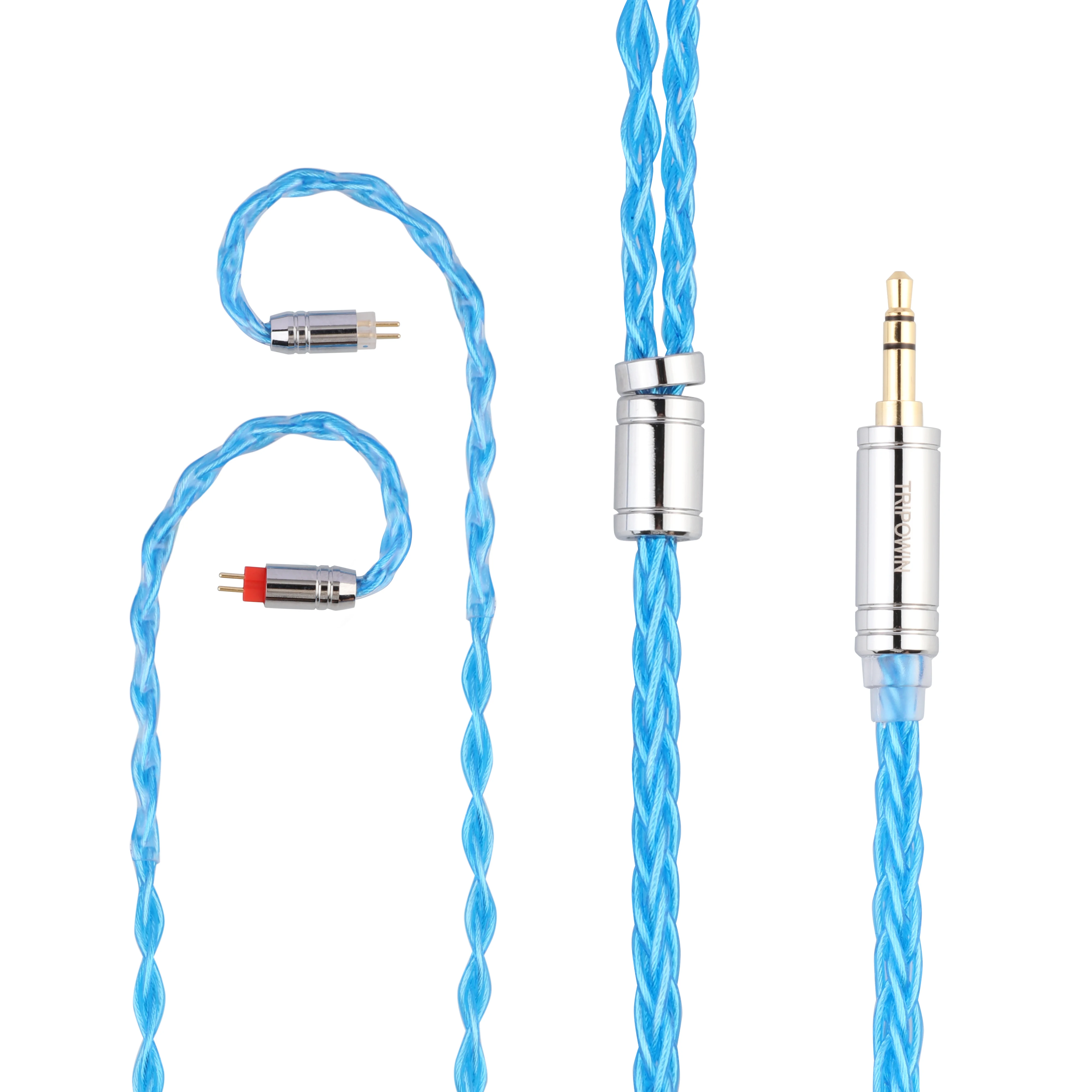 Tripowin Seraph 8 Cores IEM Cable 28AWG Silver-plated Replacement Earphone Cable PVC Cover for In Ear Monitor Audiophile
Tripowin Seraph 8 Cores IEM Cable 28AWG Silver-plated Replacement Earphone Cable PVC Cover for In Ear Monitor Audiophile