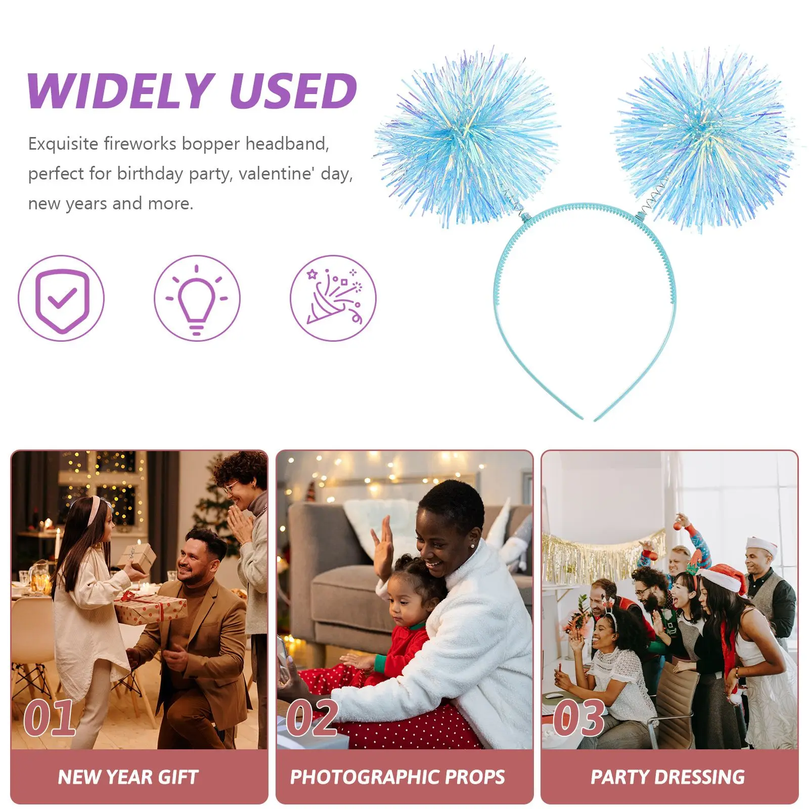Pom Headband Birthday Hair Accessories Disco Ball Adjustable Pompom Women Headbands Valentines Bopper Antenna New
Pom Headband Birthday Hair Accessories Disco Ball Adjustable Pompom Women Headbands Valentines Bopper Antenna New