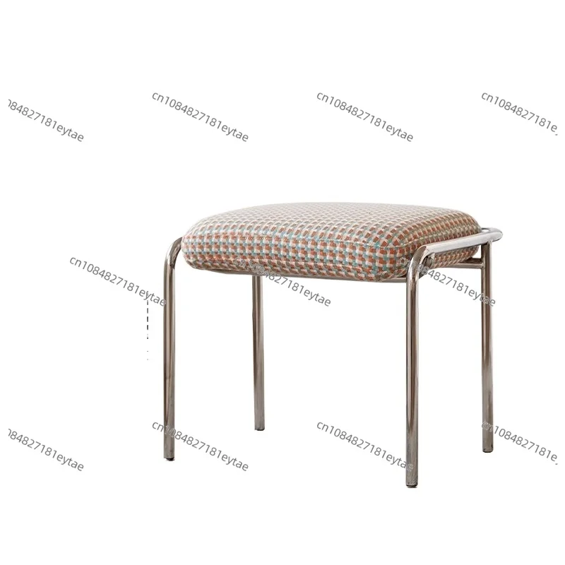 wrought iron soft bag shoe changing stool, restaurant stainless steel simple dining stool
wrought iron soft bag shoe changing stool, restaurant stainless steel simple dining stool