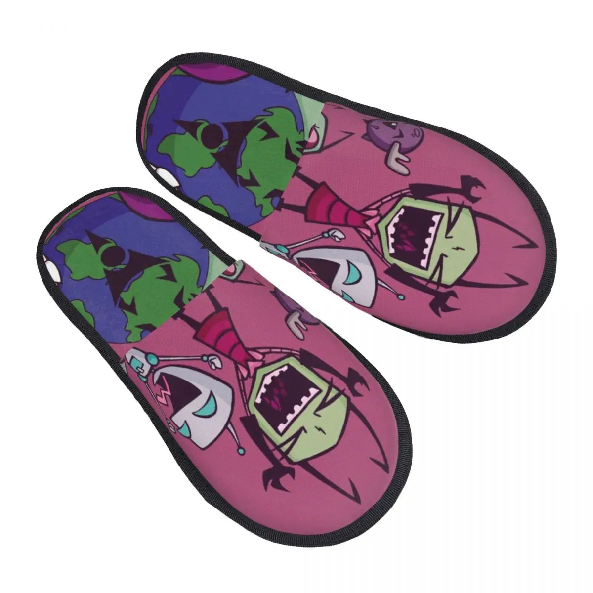 Изготовленные на заказ домашние тапочки I-Invader Z-Zim из мягкой пены с эффектом памяти, женские удобные теплые нескользящие тапочки
Изготовленные на заказ домашние тапочки I-Invader Z-Zim из мягкой пены с эффектом памяти, женские удобные теплые нескользящие тапочки