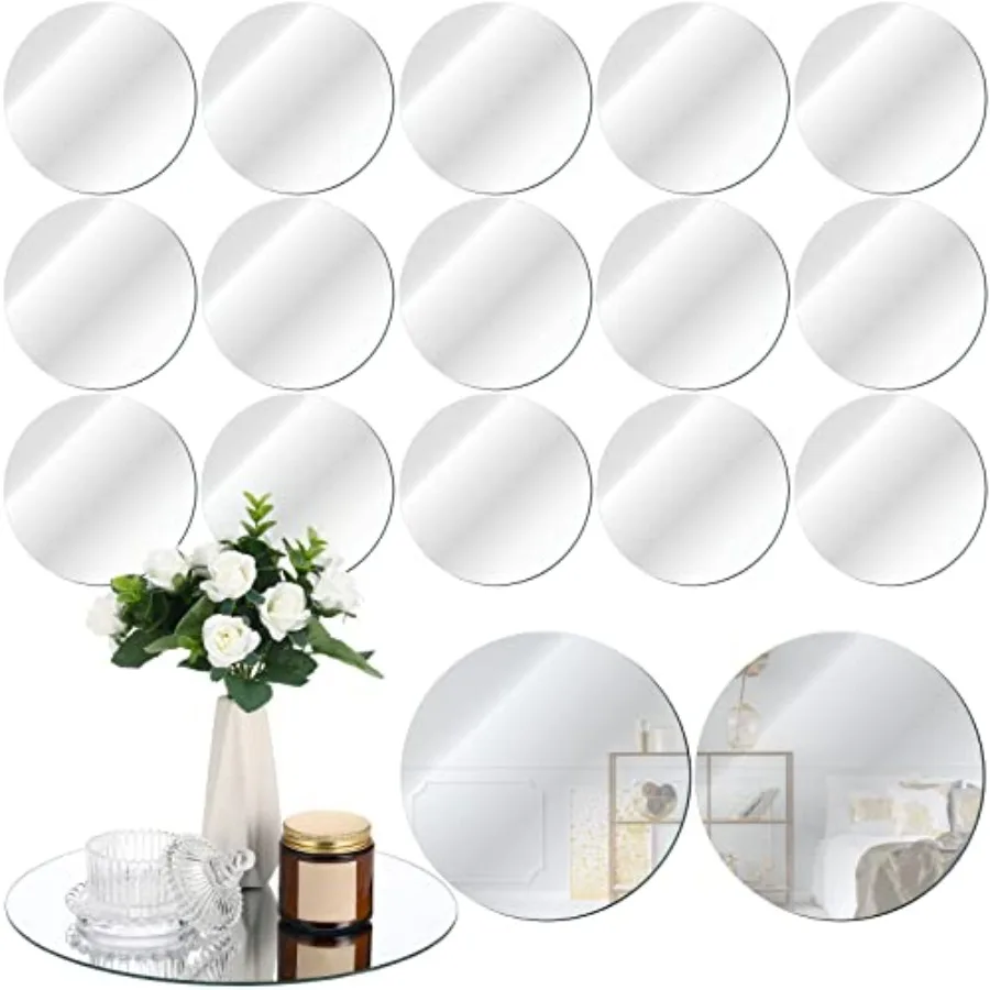 18 Pcs 12 ch Round Mirrors Centerpieces for Tables Weddg Mirror Table Mirrors Mirror Plates Set Circle Glass Trays for Valente
18 Pcs 12 ch Round Mirrors Centerpieces for Tables Weddg Mirror Table Mirrors Mirror Plates Set Circle Glass Trays for Valente