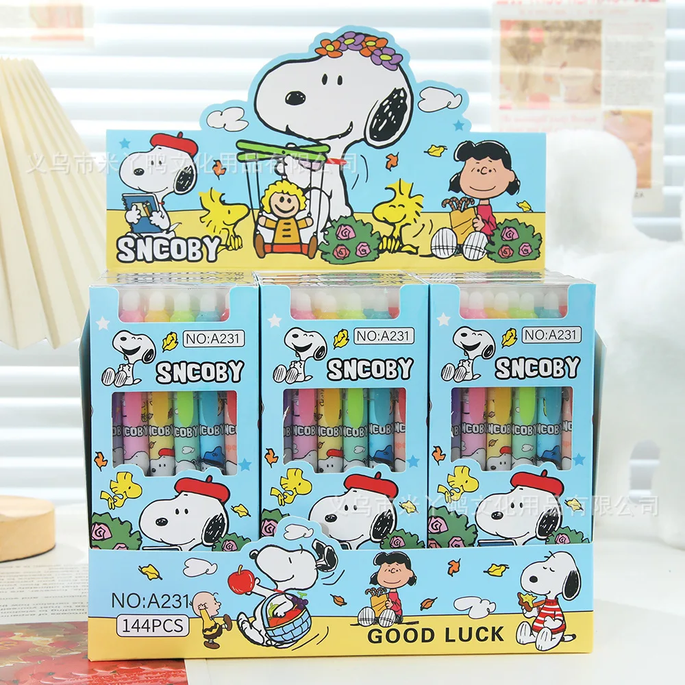 12pcs for Snoopy erasable pen blue core brush and practice pen cute student stationery
12pcs for Snoopy erasable pen blue core brush and practice pen cute student stationery