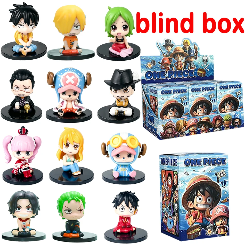 1-12pcs Anime One Piece blind box Luffy Ace Solon Mei Sanji Action Model Pvc Desktop Statue Ornament desktop Toys Gifts
1-12pcs Anime One Piece blind box Luffy Ace Solon Mei Sanji Action Model Pvc Desktop Statue Ornament desktop Toys Gifts