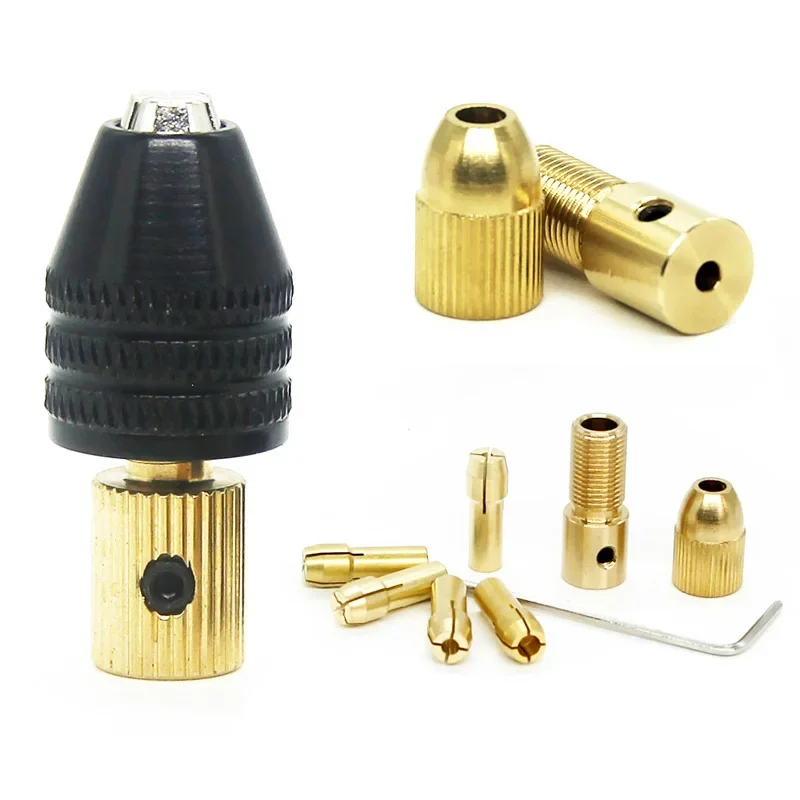 Mini Universal Micro Drill Chuck Set Cartridge 0.3-3.5mm Drill Bit Set Adapter For Hand Drill/electric drill Tools 2.35mm 3.17mm
Mini Universal Micro Drill Chuck Set Cartridge 0.3-3.5mm Drill Bit Set Adapter For Hand Drill/electric drill Tools 2.35mm 3.17mm