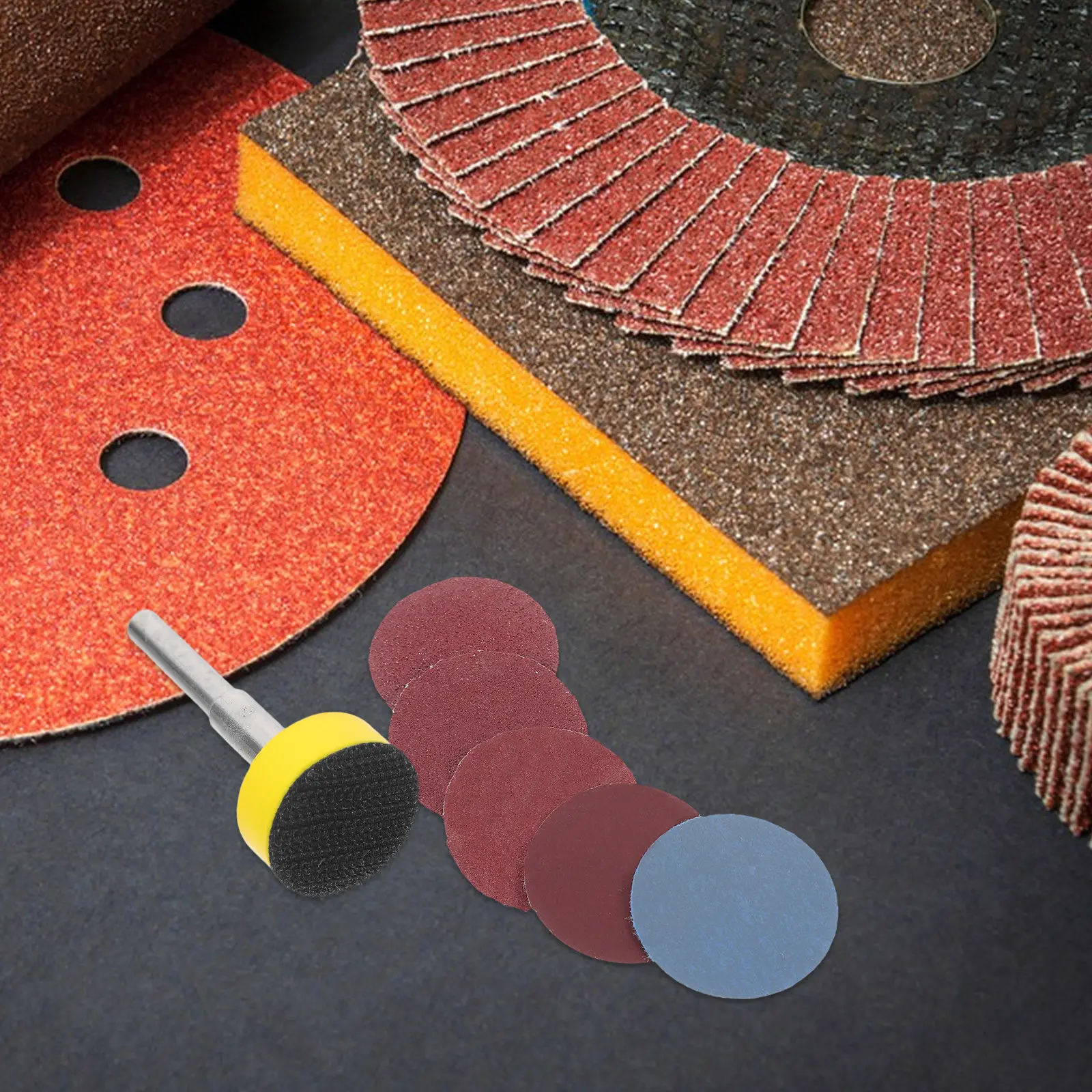 100Pcs Round Flocking Sanding Discs Multi Grit Self Adhesive for Rotary Tool Sanding Pads Wood Metal Plastic Polishing Grinding
100Pcs Round Flocking Sanding Discs Multi Grit Self Adhesive for Rotary Tool Sanding Pads Wood Metal Plastic Polishing Grinding