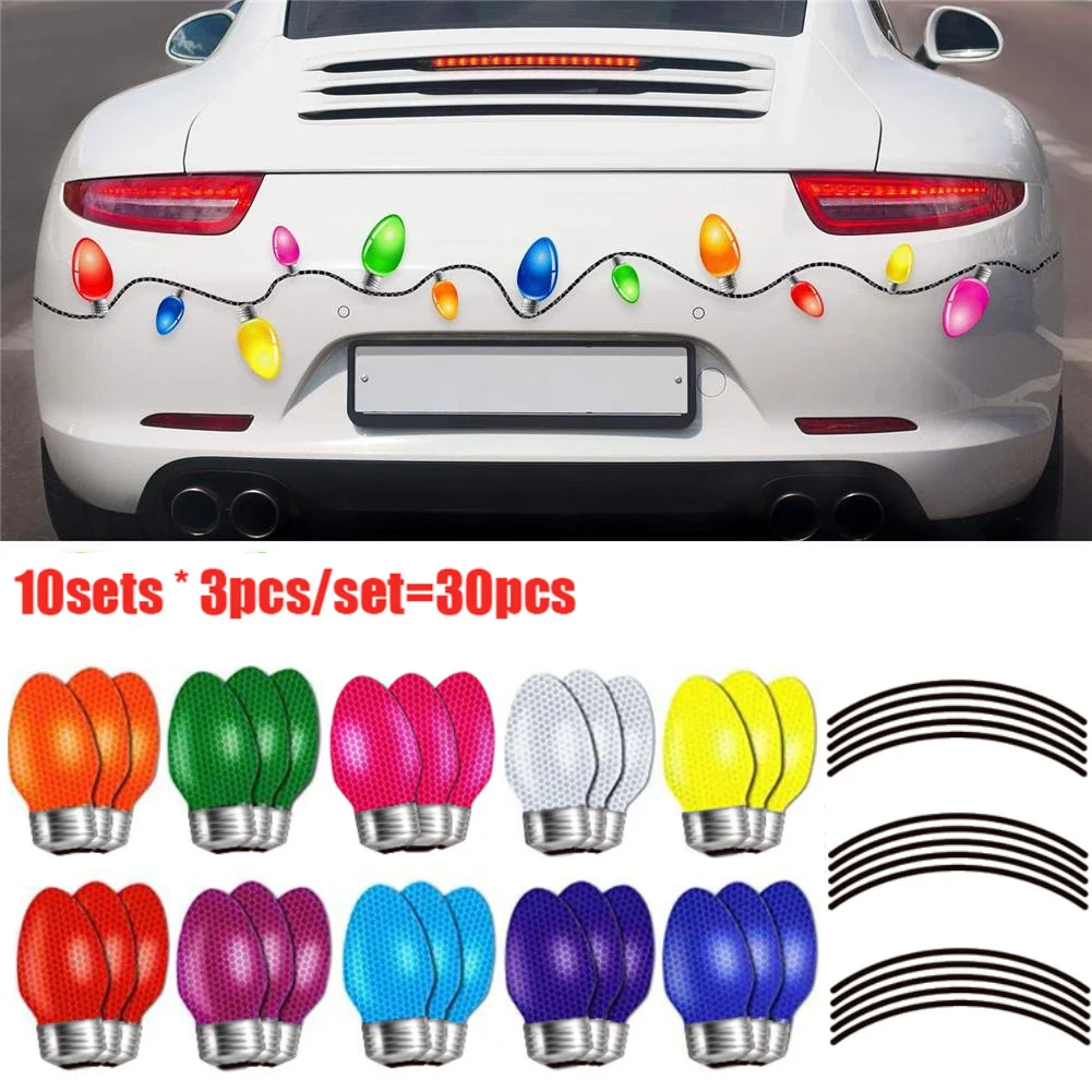 2023 New Year Christmas Car Refrigerator Decorations Reflective Bulb Light Santa Reindeer Tree Magnet Accessories
2023 New Year Christmas Car Refrigerator Decorations Reflective Bulb Light Santa Reindeer Tree Magnet Accessories