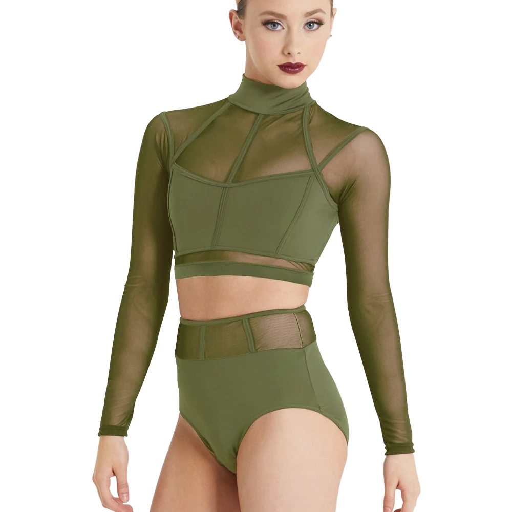 MiDee 2 Piece Set Jazz Dance Wear for Girls Women Long Sleeves K-Pop Girl Group Dance Outfits Modern Ballet Stage Dance Costume
MiDee 2 Piece Set Jazz Dance Wear for Girls Women Long Sleeves K-Pop Girl Group Dance Outfits Modern Ballet Stage Dance Costume