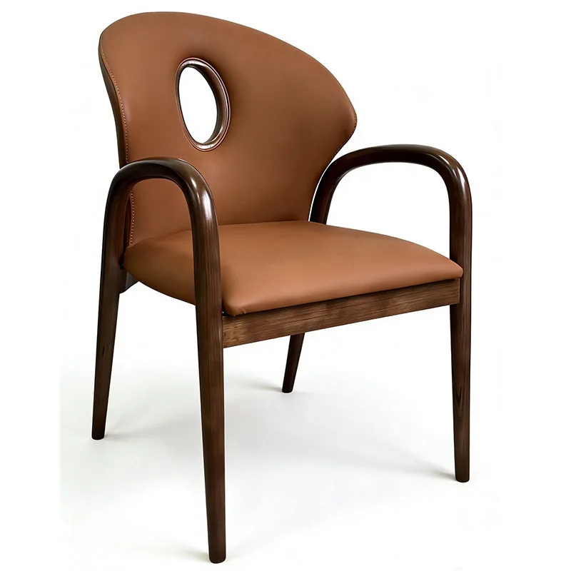 LTT retro solid wood dining chair home premium armrest back chair single leisure chair
LTT retro solid wood dining chair home premium armrest back chair single leisure chair