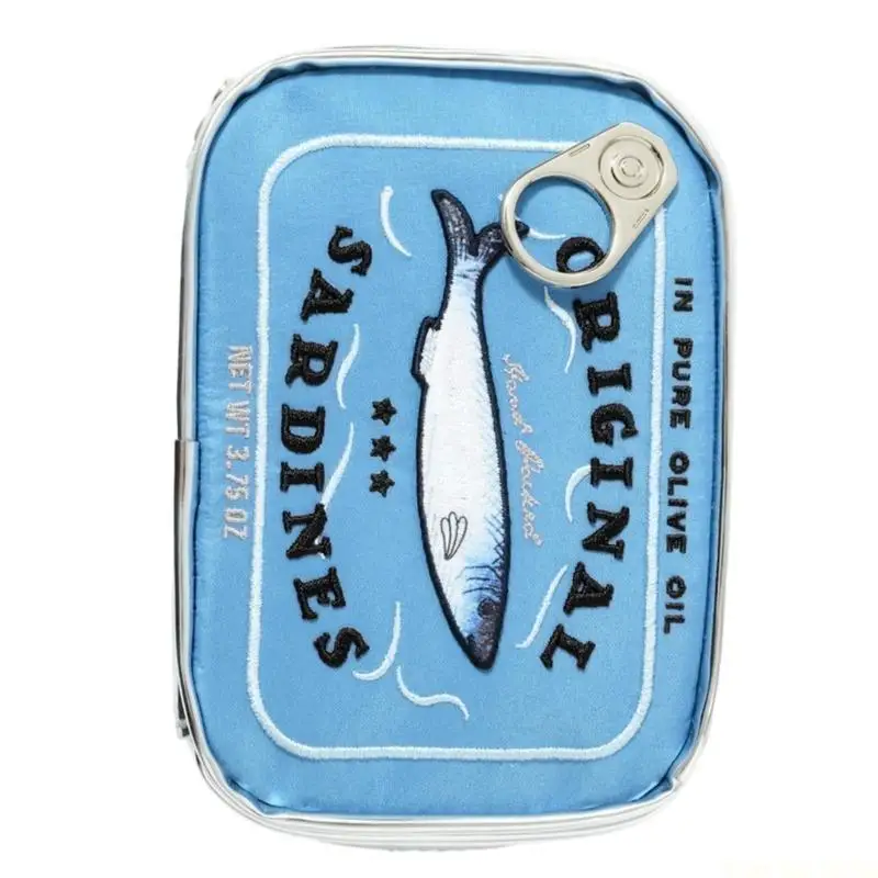 X90D Makeup Bag Toiletry Bag with Zipper Portable Clutch Canned Sardines Makeup Bag for Personal Care Beauty
X90D Makeup Bag Toiletry Bag with Zipper Portable Clutch Canned Sardines Makeup Bag for Personal Care Beauty