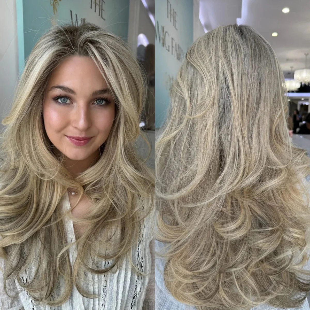 Body Wave Ombre Light Blonde 13*4 HD Lace Frontal Wig Premium Synthetic Wig Soft 180% High Density Daily Party Cosplay Daily Use
Body Wave Ombre Light Blonde 13*4 HD Lace Frontal Wig Premium Synthetic Wig Soft 180% High Density Daily Party Cosplay Daily Use