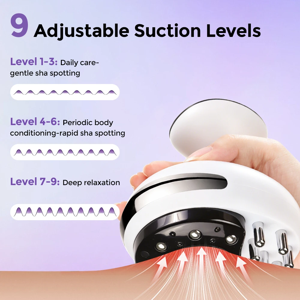 EMS Cupping Massager Vacuum Red Light Heating Gua Sha Scraping Machine Meridian Brush Infrared Full Body Cellulite Remove Device
EMS Cupping Massager Vacuum Red Light Heating Gua Sha Scraping Machine Meridian Brush Infrared Full Body Cellulite Remove Device
