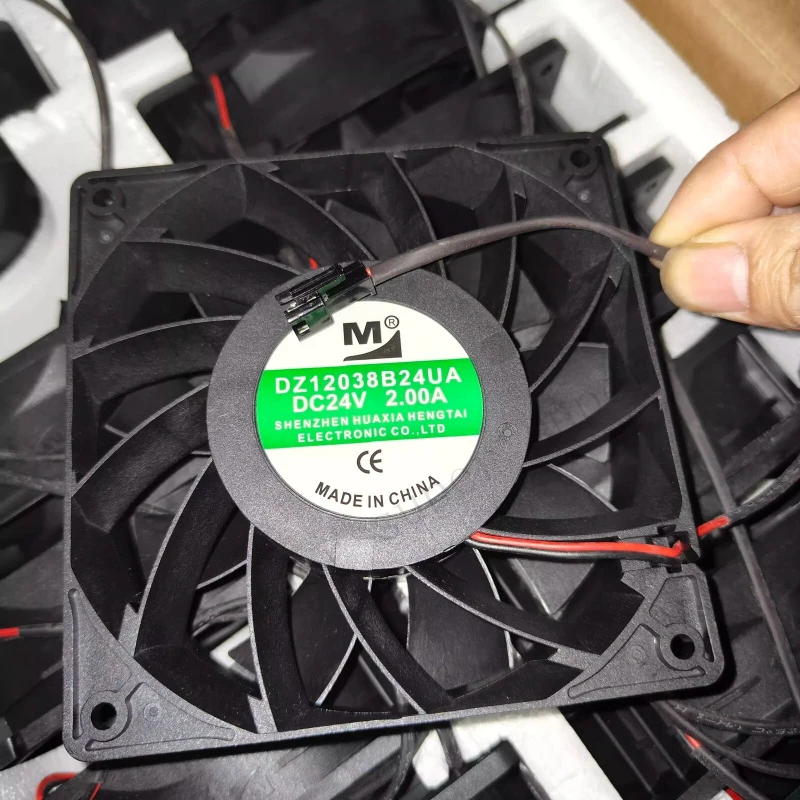 S+ DZ12038B24UA 120mm 24V 2.00A High Airflow Cooling Fan, Dual Ball Bearing, 12X12
S+ DZ12038B24UA 120mm 24V 2.00A High Airflow Cooling Fan, Dual Ball Bearing, 12X12
