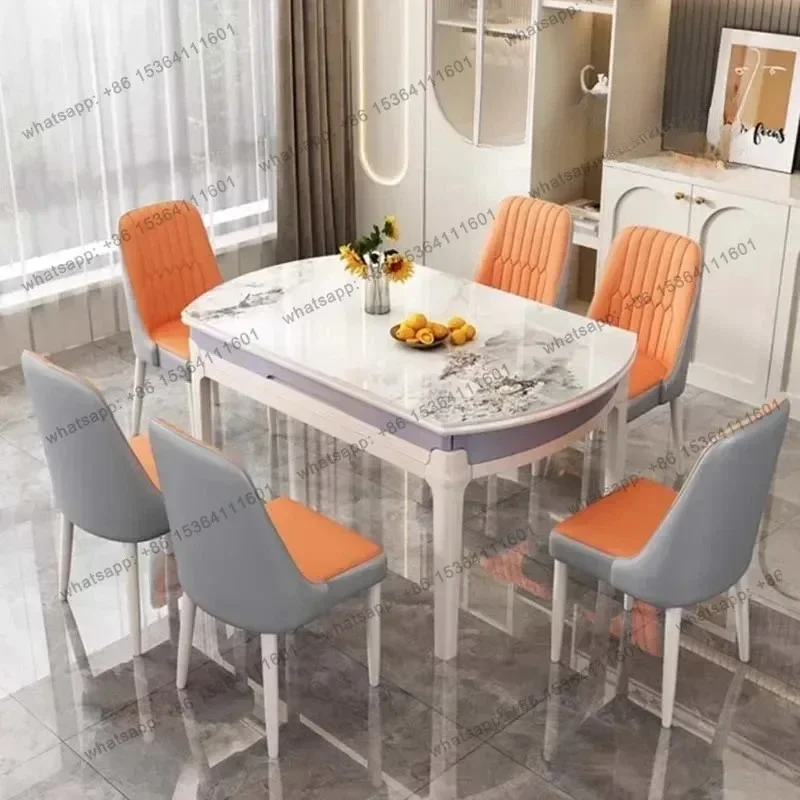 Modern Dining Table Chairs Extendable Long Luxury Designer Dining Table Kitchen Salon Muebles Trendy FurnitureSSS
Modern Dining Table Chairs Extendable Long Luxury Designer Dining Table Kitchen Salon Muebles Trendy FurnitureSSS